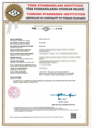 Certificats de qualité fournisseur