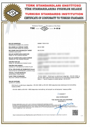 Certificats de qualité fournisseur