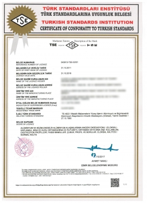 Certificats de qualité fournisseur