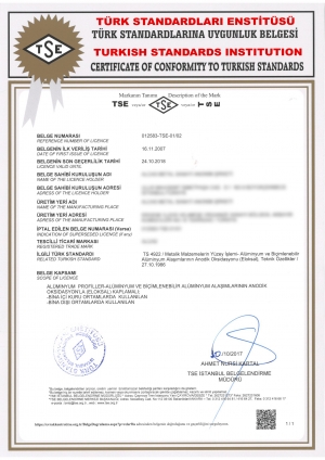 Certificats de qualité fournisseur