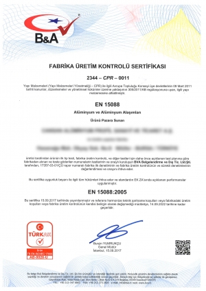 Certificats de qualité fournisseur