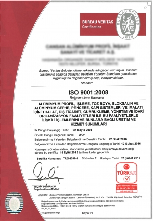 Certificats de qualité fournisseur