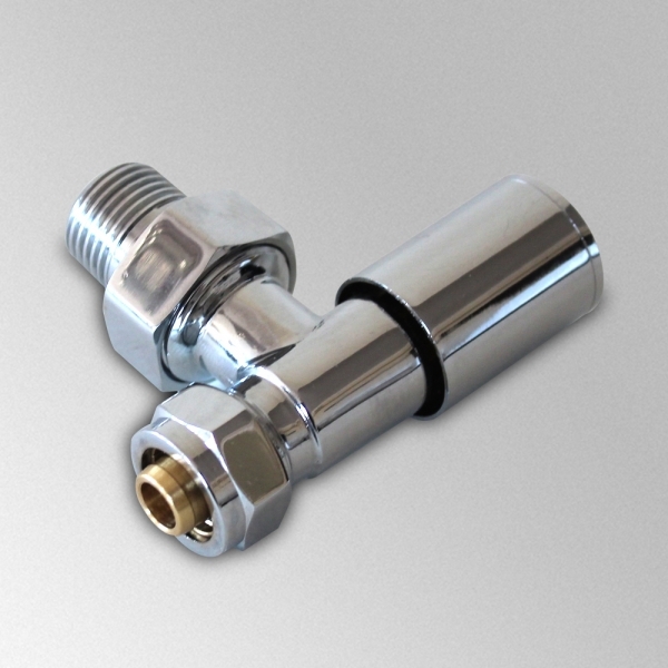 Decorative Radiator Valve Chrome PEX