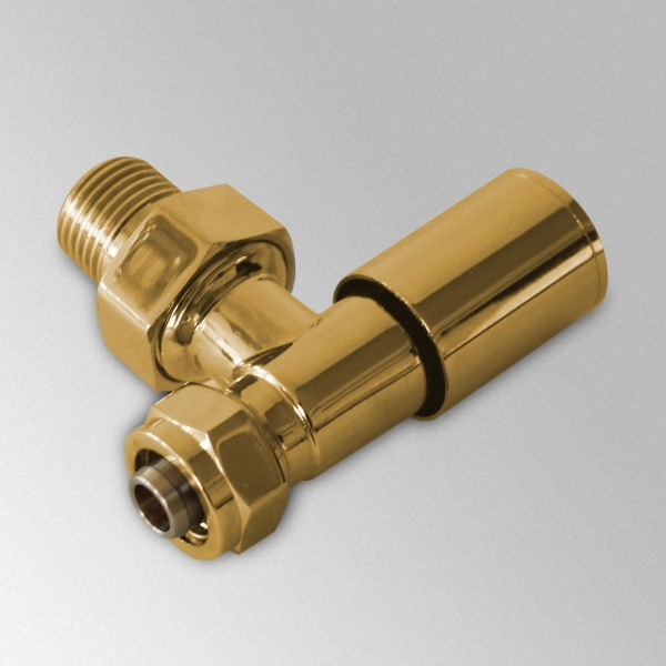 Decorative Radiator Valve Gold PEX