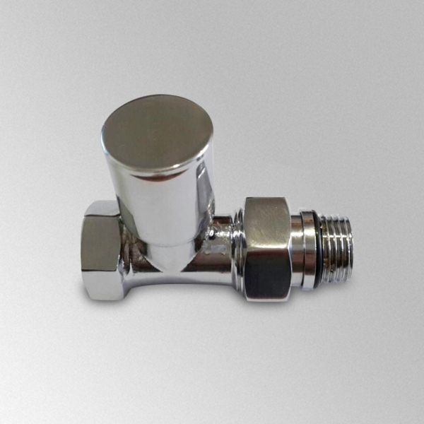 Decorative Radiator Valve Plain Chrome
