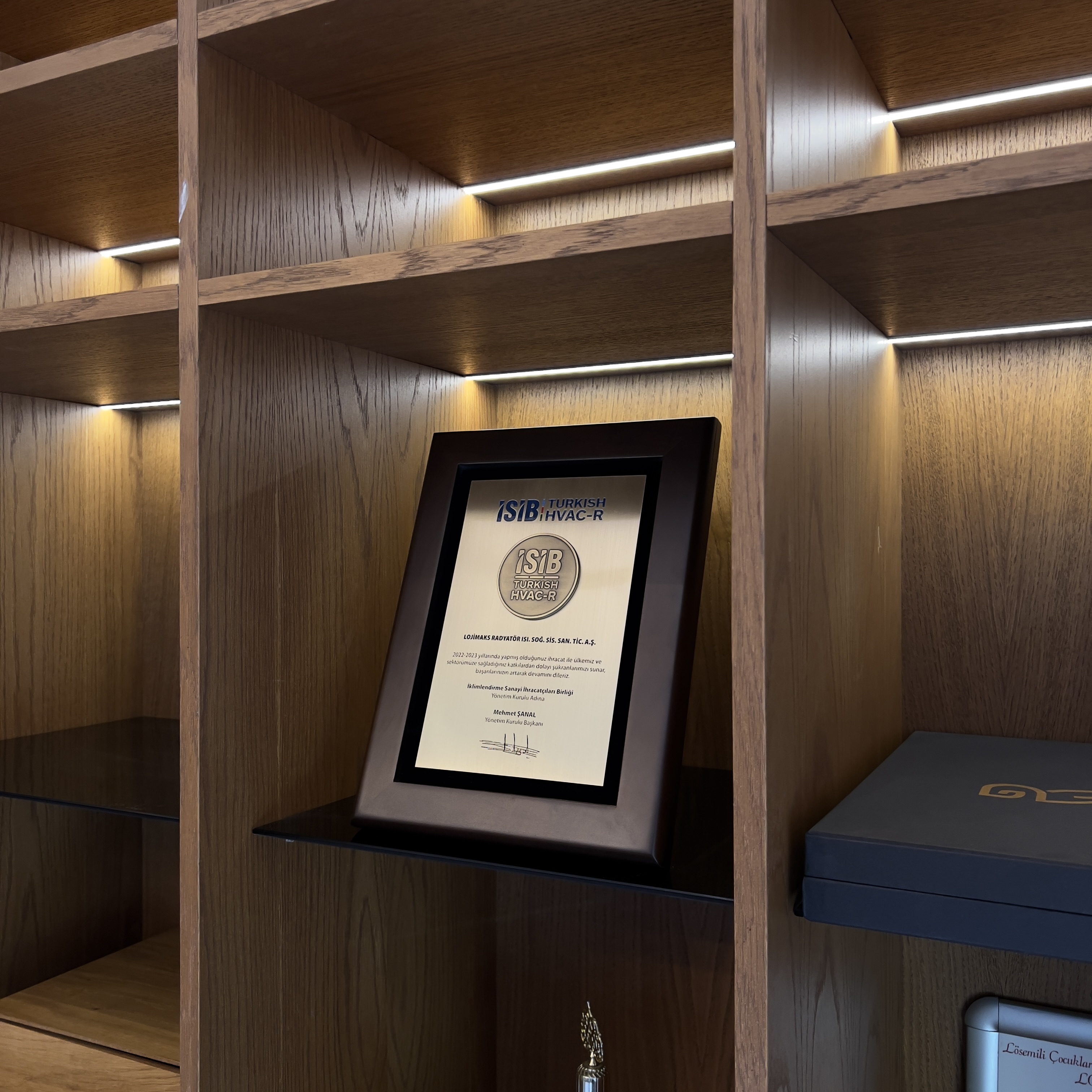 EXPORT AWARD FROM ISIB, TURKISH HVAC-R
